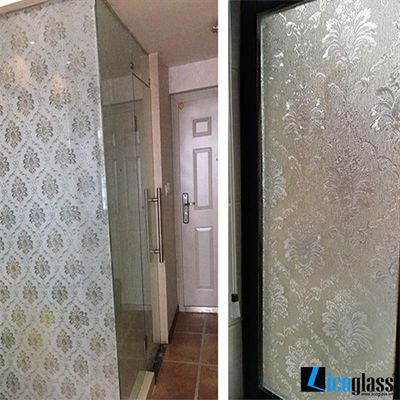 Giấy dán kính hoa văn cổ điển MH006