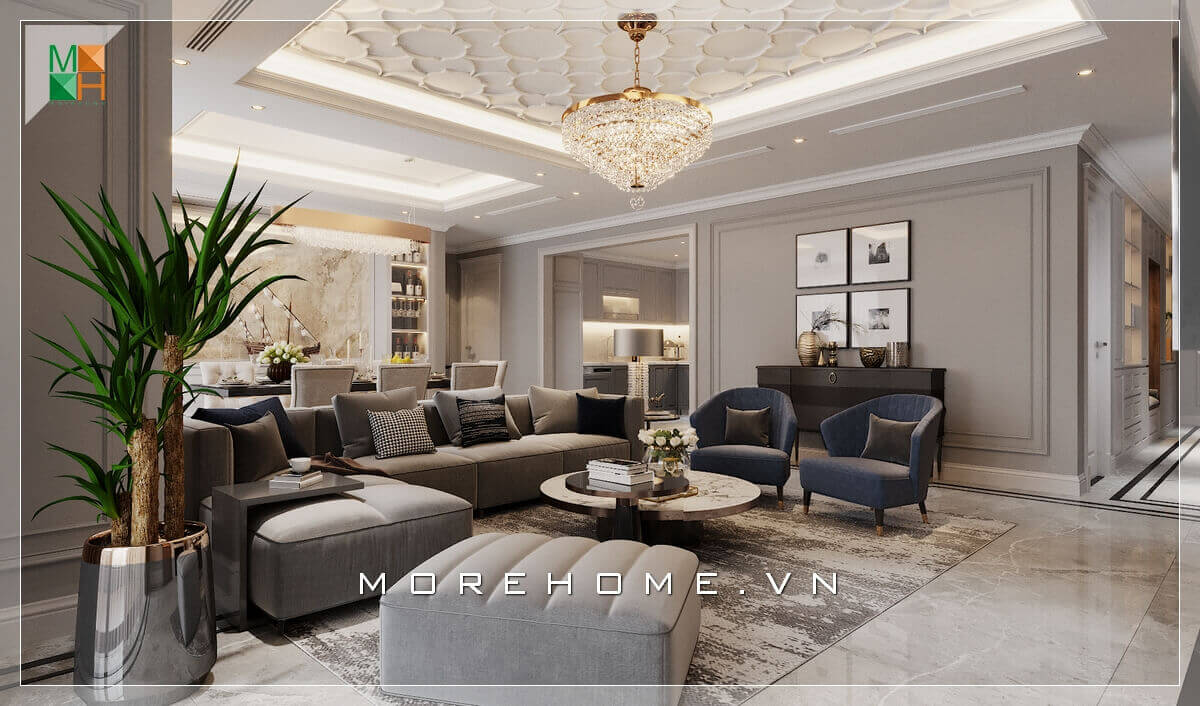 Ngắm nhìn các mẫu sofa phòng khách chung cư cao cấp nhất